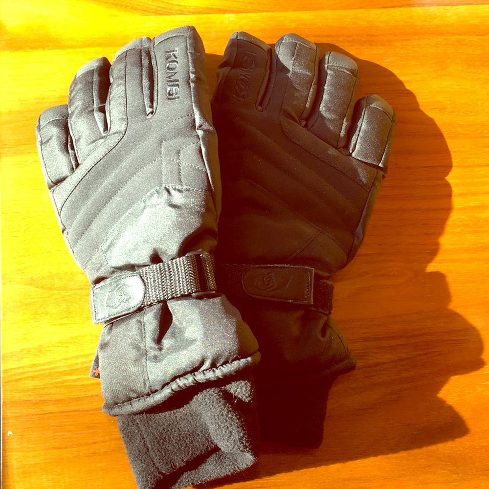 Kombi women’s ski gloves, black, size M